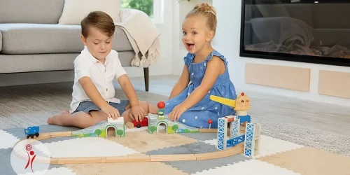 موکت پازلی در اتاق کودک